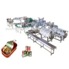 New design factory price single automatic fish processing machine and canned fish production line for sea fish