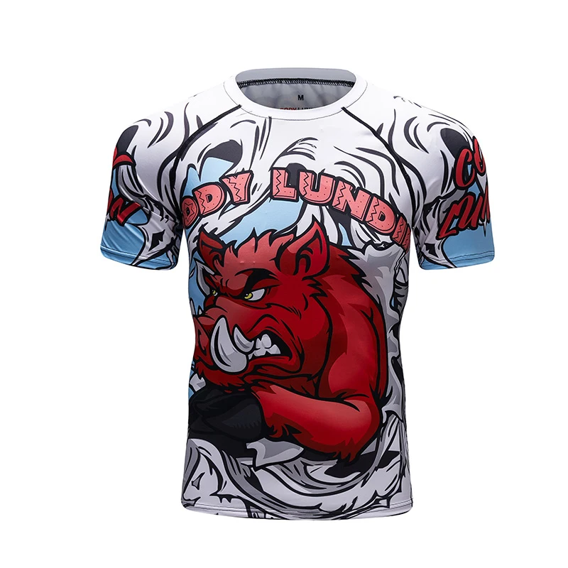 

Customized gym apparel mens polo sport shirts custom sportswear superhero t shirt with short sleeve