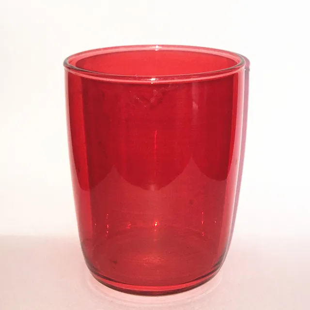 handmade thermal borosilicate hot cold drinks colored glass cup