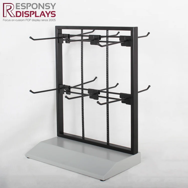 Accessories Rack Metal Tabletop Display Stands With 6 Hooks Buy