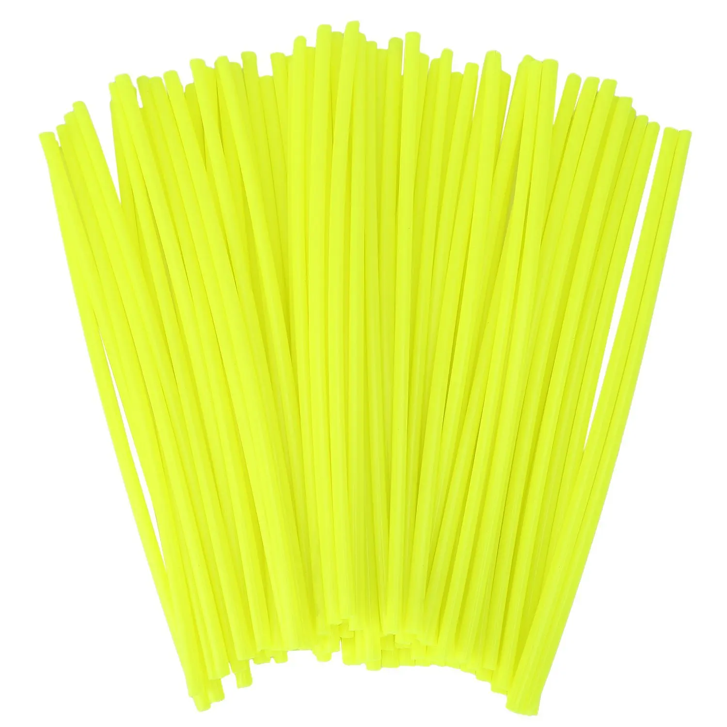 72pcs/lot Spoke Skins Covers,ECLEAR Universal Motocross Dirt Bike MX Enduro Off Road Wheel Rim Spoke Wraps Shrouds Skins Covers - Golden