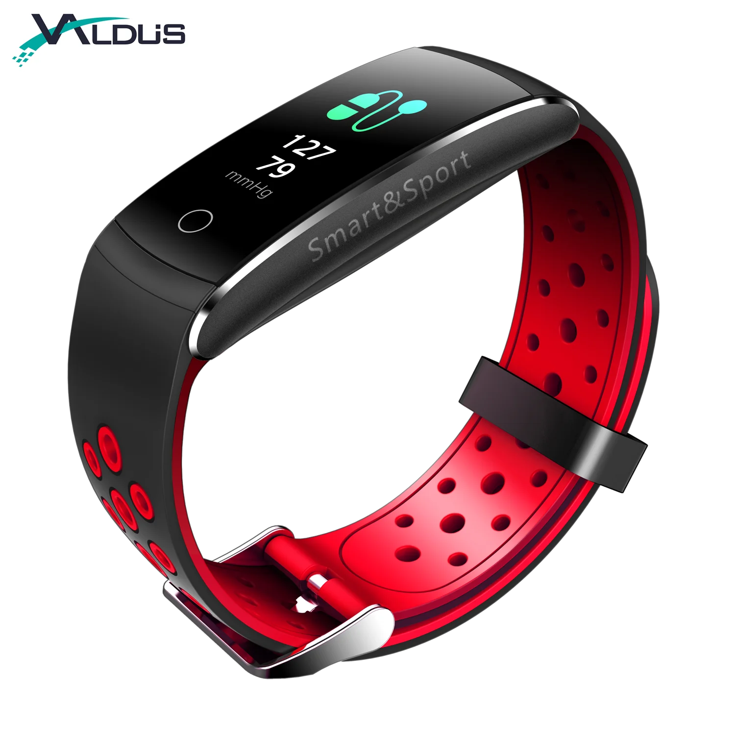 

Fitness Sport Tracker for iOS Android Customized logo Smart Bracelet Wristband Fitness Tracker Q8S, Red;green;gray