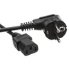 European Computer Monitor Power Cord Europlug or CE 77 To C13 VDE Approved