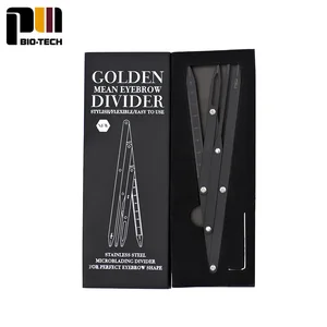 Microblading Eyebrow Design Stainless Steel Black Golden Ratio Divider