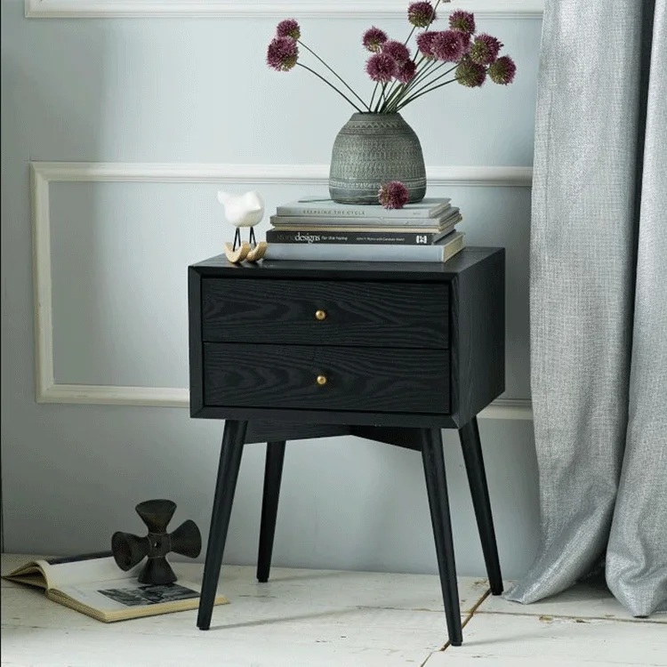 Colorful nightstand modern bedroom furniture from Foshan factory good quality competitive price side combinate