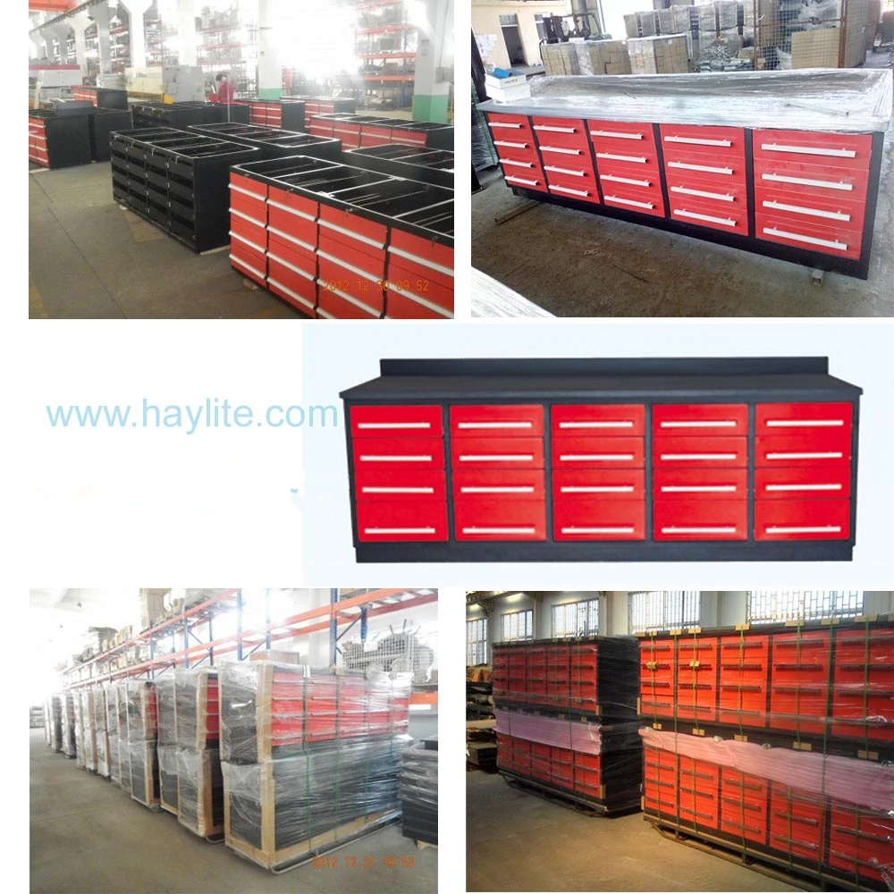 Widely Used Industrial Moving Steel Workbenches With Drawers For Sale