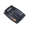 Plastic Office Using 8-Digit Angled Display Desk Calculator for Business Computation