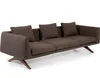 Modern Hepburn Fixed 3-Seater Sofa