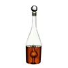 BLJOE05 Hot Selling Clear Transparent Special Pineapple Shaped Inside Glass Liquor Bottle