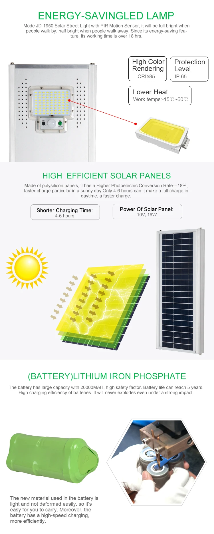 2 years warranty latest best outdoor waterproof 100w led solar street light parts