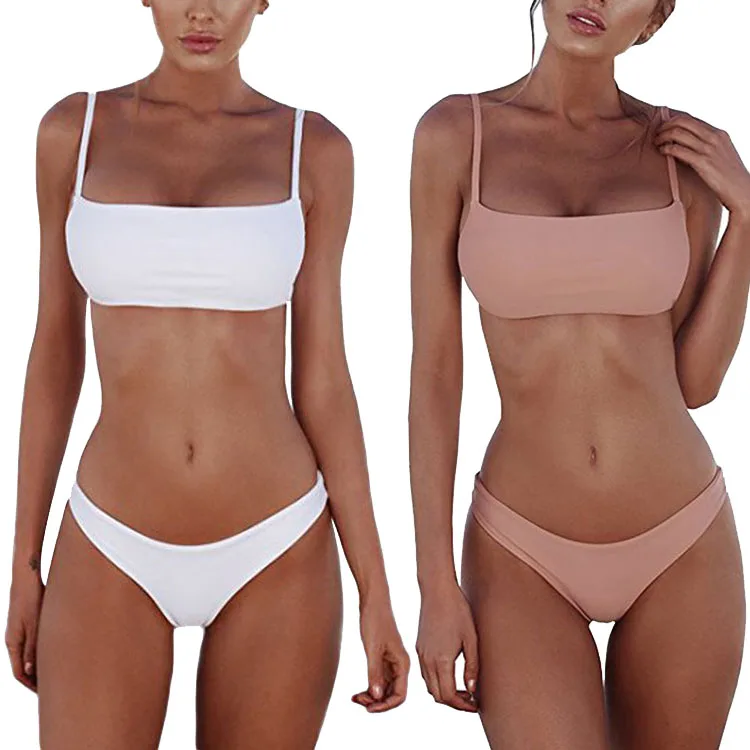 

Wholesale High Quality Split 2 Piece Set Mature Women Swimwear Sexy Bikini, As shown;customized is accepted.