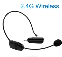 

2 in 1 headset and handheld 2.4G wireless microphone with 3.5mm plug receiver for teacher conference tour guide