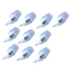 10x T10 1.5W Super Bright Xenon White PIR Lens Car License LED Light Bulb 194 168 2825 W5W
