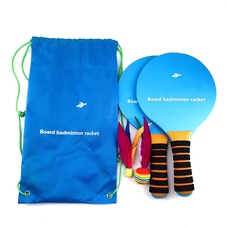
Eason Sports Promotion Wooden Beach tennis racket /beach bat /beach paddle set with beach ball wholesale 