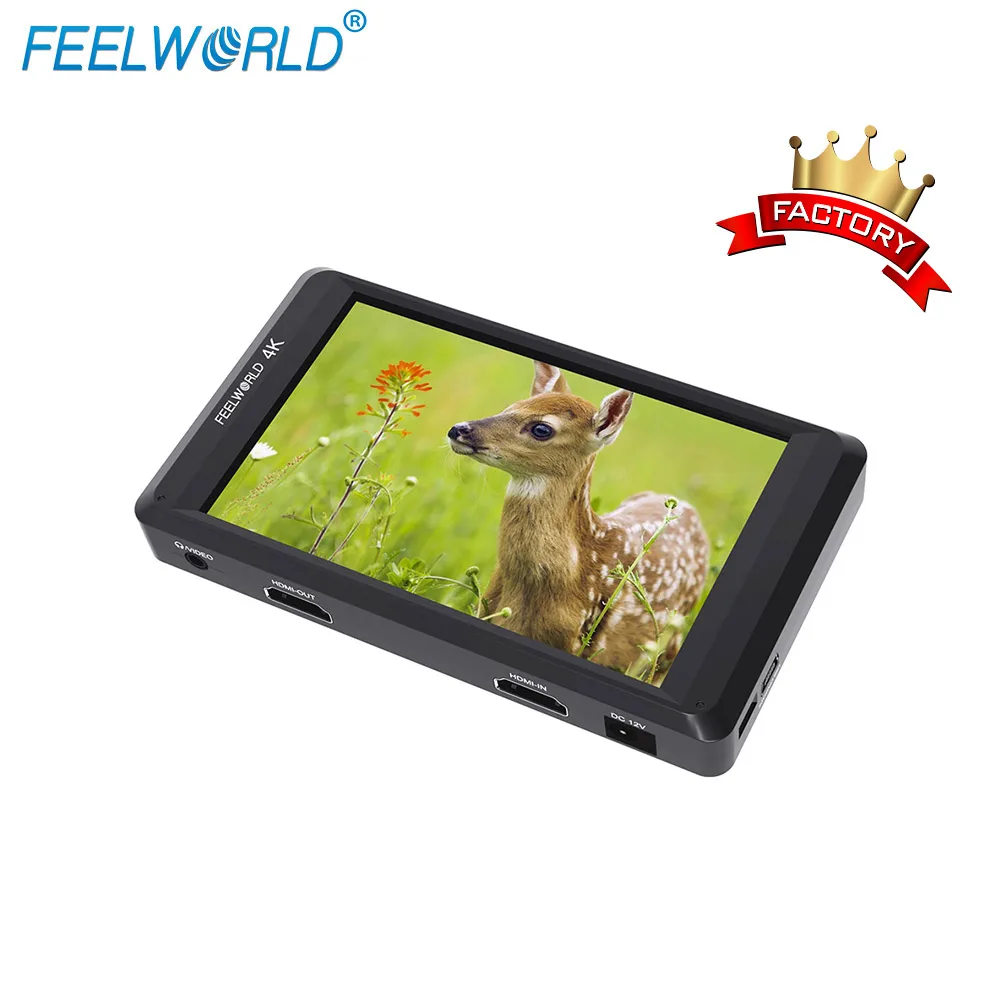 

FEELWORLD FW450 5inch 1280*800 On-camera ips HDMI monitor