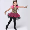 NEW 2016 baby girl Christmas dresses girl animal halloween costumes net yarn bowknot gloves kids performance
