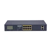 Acorid 10/100Mbps 8 Ports Unmanaged Switch LCD Visible PoE Switch