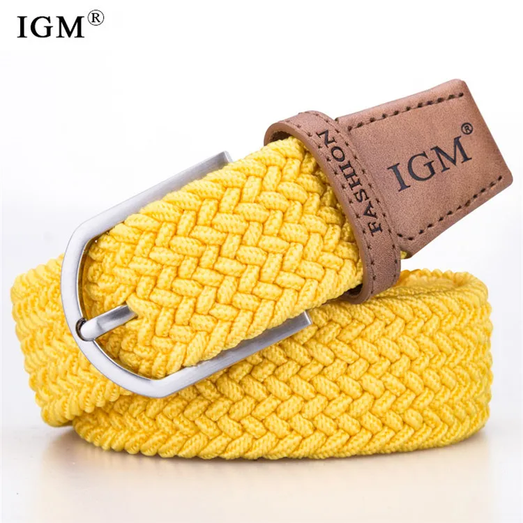 casual mens woven stretch belts