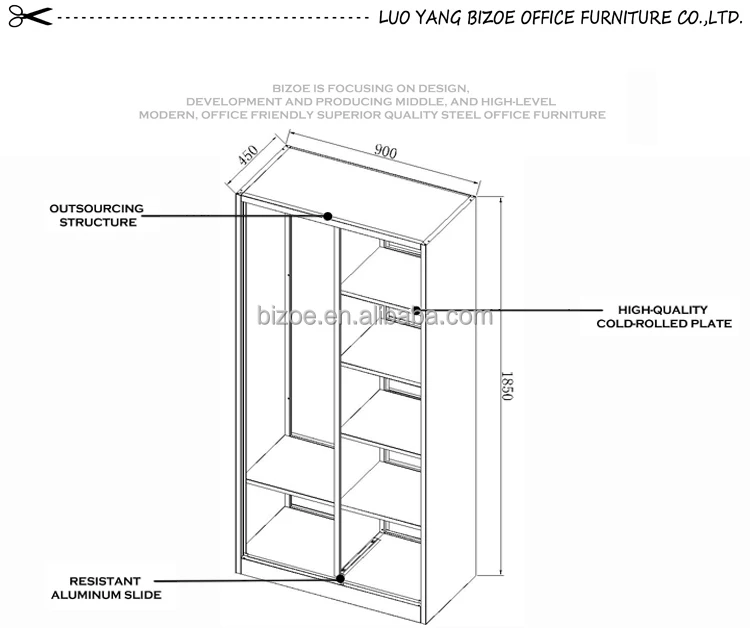 Steel Regular Size Bedroom Wardrobe Steel Almirah India Design Buy