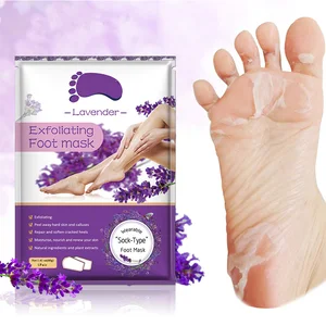summer lavende silk nourish whiten foot skin care exfoliation peeling mask socks