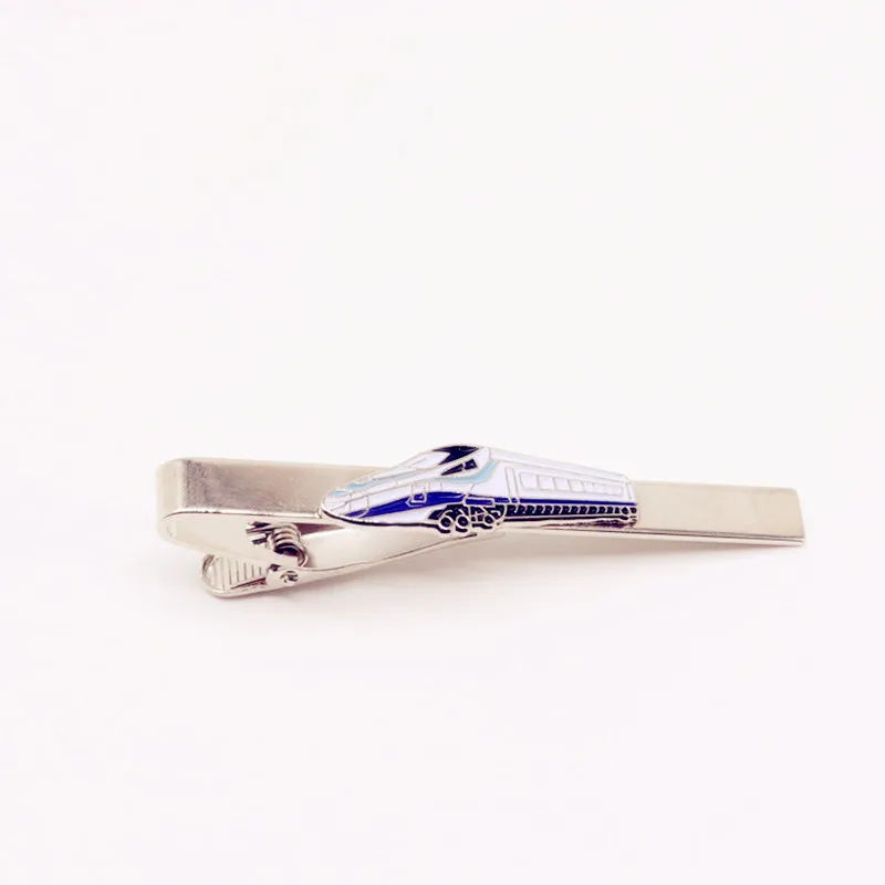 
Custom Logo Mens Security Silver Tie Clip 