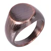 Fashion Antique Gasket Terminal Ruby Jewelry Diamond Pure Copper Ring for Woman