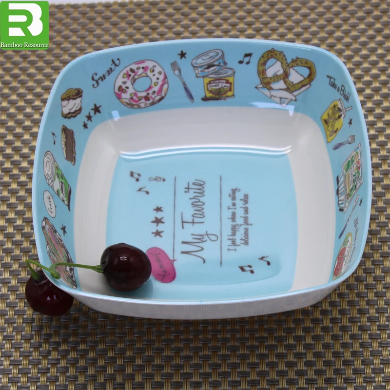 
Disposable printed take away paper salad bowl 