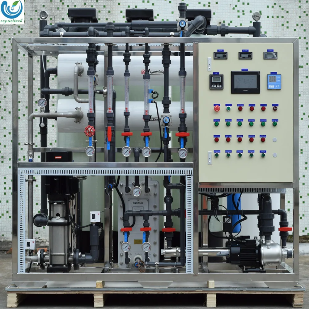 2000LPH RO water treatment plant dialysis with sand filter  carbon filter and softner