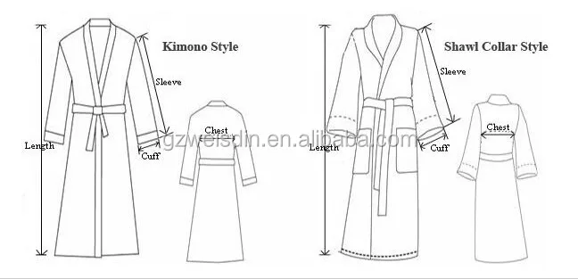 Factory price cheap embroidered waffle kimono collar hotel cotton wholesale bathrobe