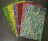 PAP404 colorful paua shell paper abalone shell laminate