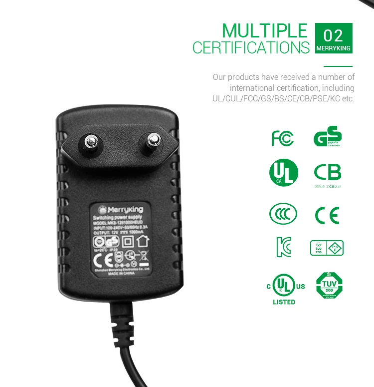 Promotional Input 100-240v-50/60hz 0.3a Output 12v 1a Eu Ac Dc Power Supply  Adapter - Buy Ac Adapter,Power Supply Adapter,Ac Dc Adapter Product on