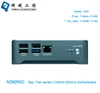 China Pfsense intel j1900 industrial firewall barebone mini pc fanless multi lan for server OEM /ODM