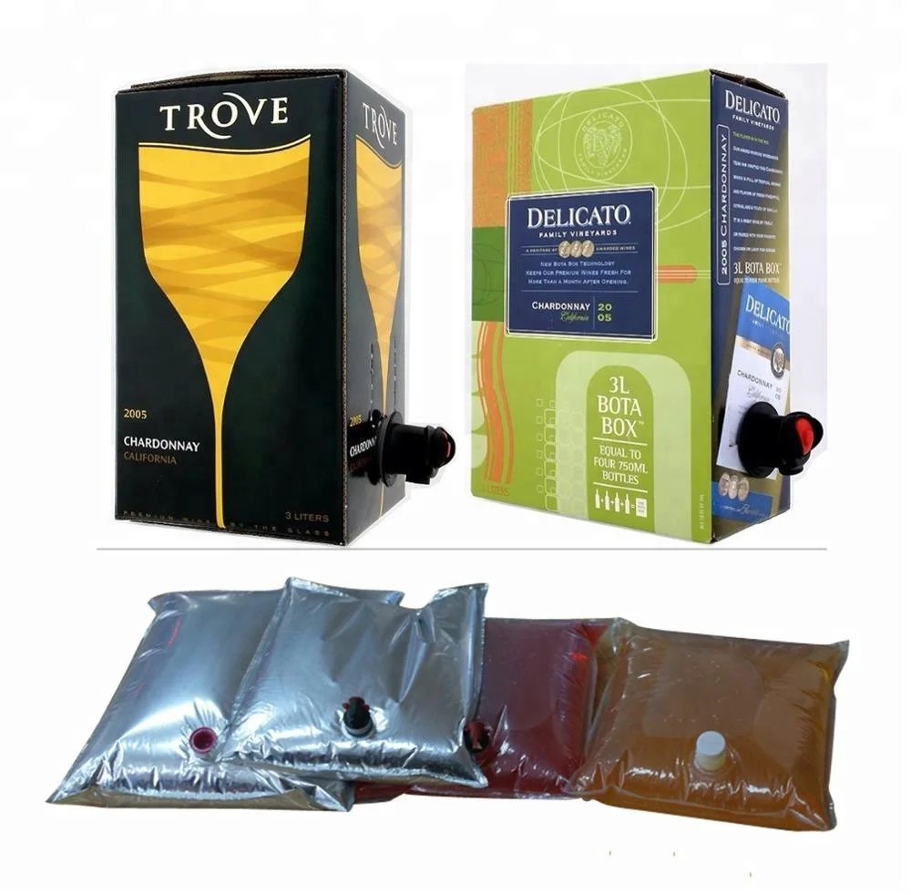 wine bags and boxes