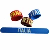 Silicone Slap Clap Band Rings Flexible Snap Slap Bracelet Silicone Rubber Wristband