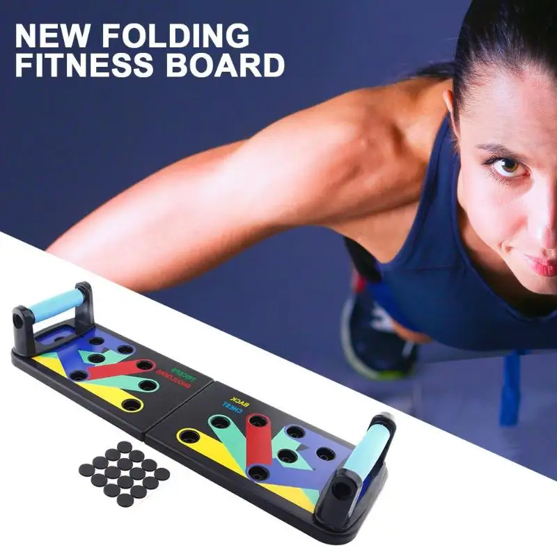 Multi Function 11 In 1 Foldable Push System Push Up Bracket Board