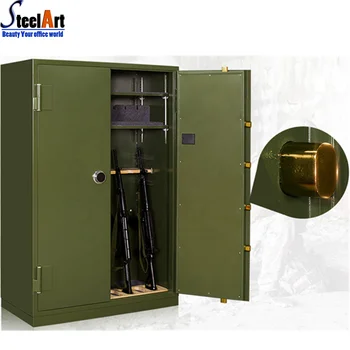 Steel Army Gun Cabinet Big Size Gun Safe Cabinet