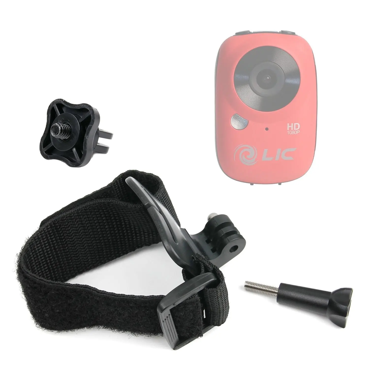 Compatible with Geonaute 360 DURAGADGET Action Camera Helmet Mount