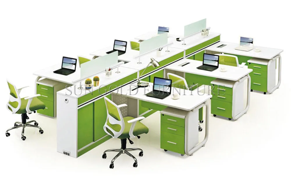 Popular Used Office Desk Cell Phone Repair Workstations For 6 Person