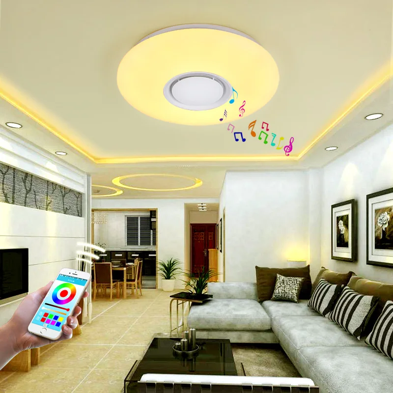 LED Acrylic Ceiling Light White Round Bedroom Balcony Lamps for Modern Kitchen Hallway