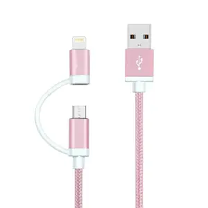 Dual Port USB Charger Data Sync Cable