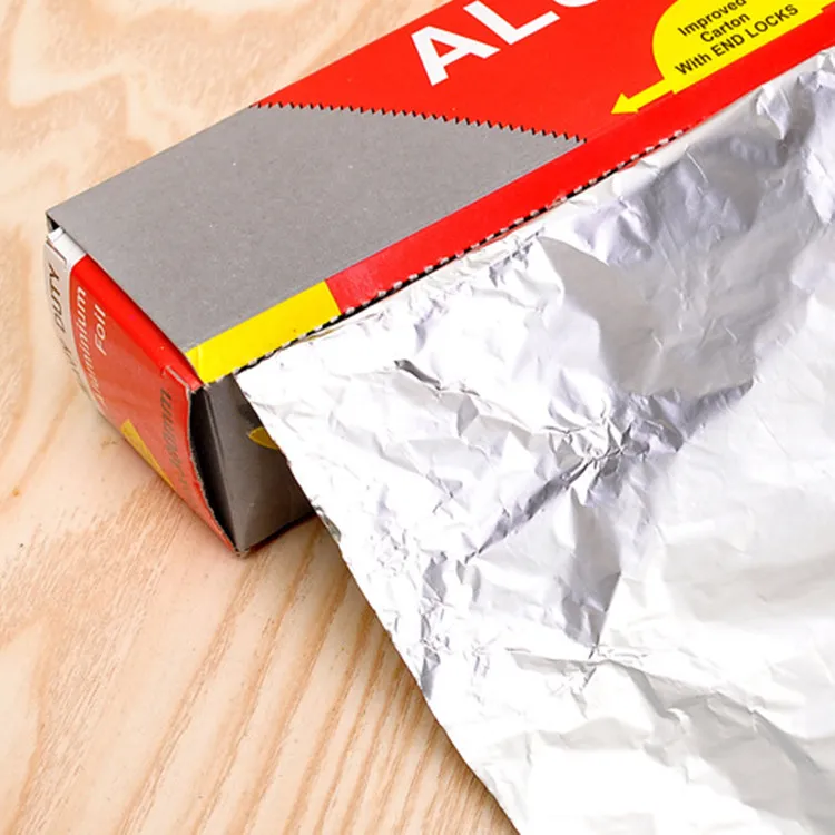 Heavy Duty Aluminum Foil , Food Grade Aluminum Foil Roll 12 Inches X 300  Feet 