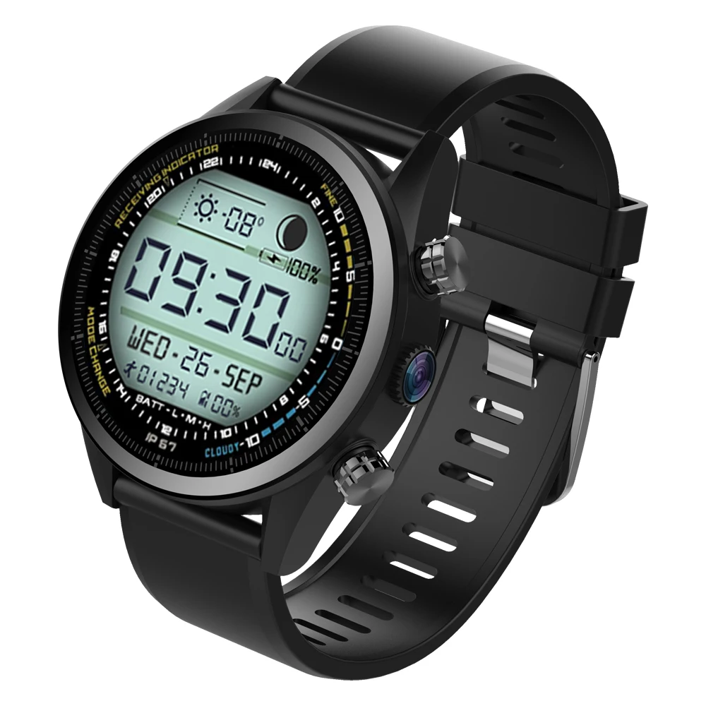 

KingWear AMOLED touch screen MTK6739 heart rate 4G men wristwatches support wifi gps bluetooth 4.0