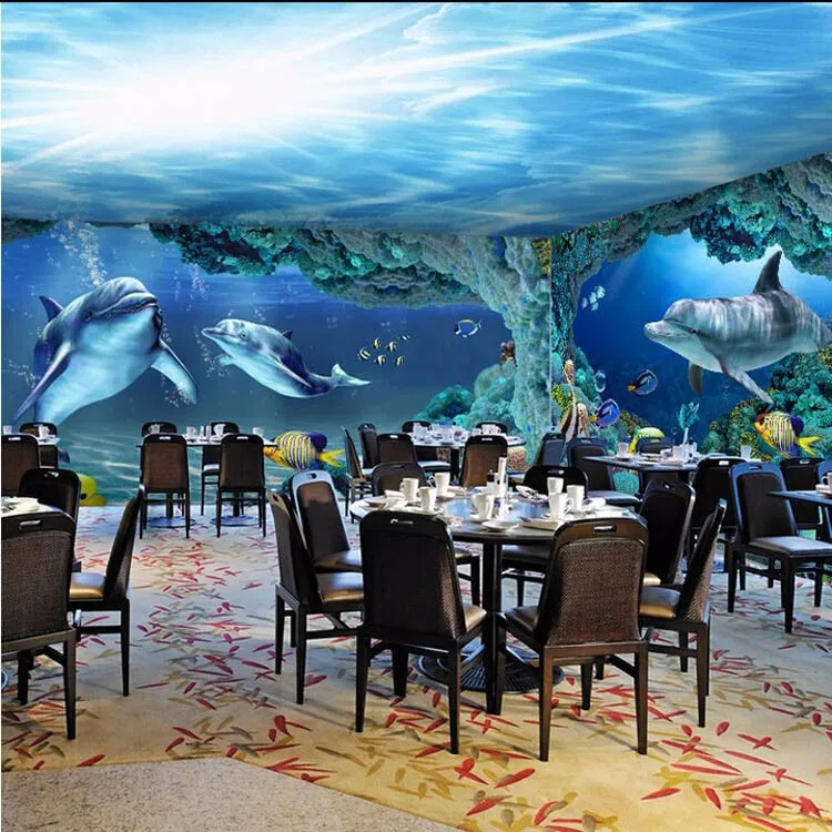 3d wallpaper of the worlds undersea wallpaper is custom-made