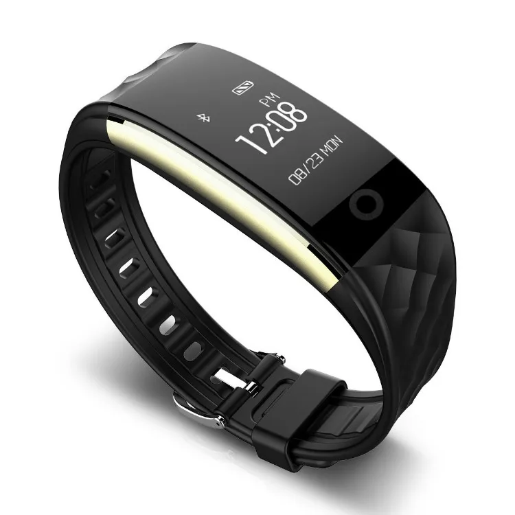 

Waterproof Calorie and Heart Rate Measuring Smart Watch Men Fitness Tracker Band S2, Black;white;red.