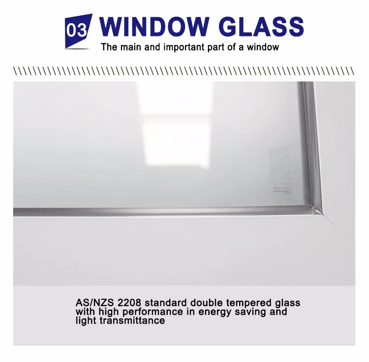 Florida approval Laminated glass hurricane impact aluminium awning windows prices