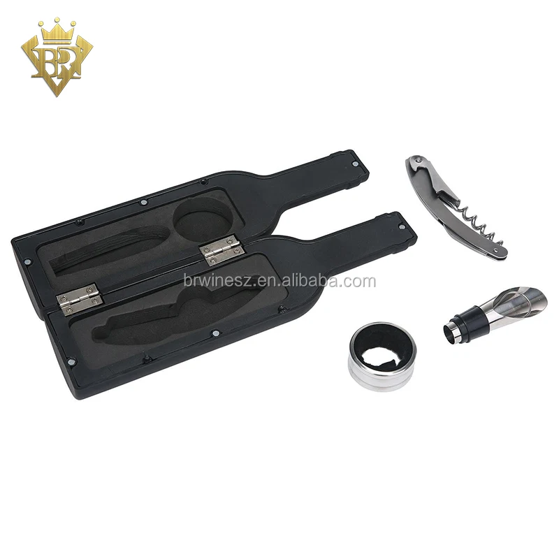 3 Pieces Wine Bottle Accessory Kit