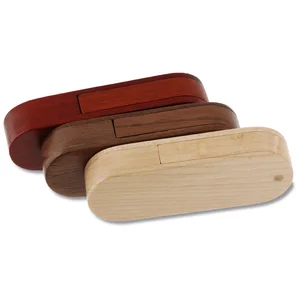 Wooden Swivel USB Flash Drive