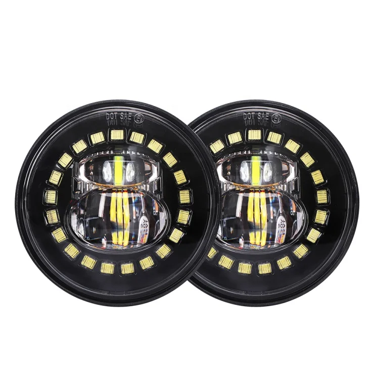 Newest products !!! 4.5'' 6W led power  CE ROHS IP67 DOT Emark approved LASER fog lamp