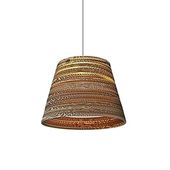 Decorative Lighting Restaurant Pendant Recycled Cardboard Cone Paper Hanging Light Modern Decorative Lighting Restaurant Pendant Recycled Cardboard Cone Paper Hanging Light Modern