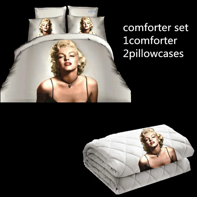 European Bed Covers Twin Size Marilyn Monroe Printed Adult Bedding Set Buy European Size Duvet Covers Duvet Cover King Size Bedding Set Product On